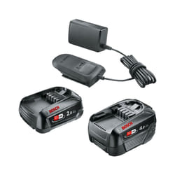 Bosch - kit de batterie et chargeur de 18 v (2x batteries 2,0 Ah + 4,0 Ah, chargeur al 18V-20, système de 18 volt, en boîte)