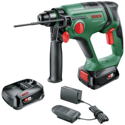 Marteau perforateur Bosch UniversalHammer; 2,0 J; SDS-Plus; 18 V; 2x2,5 Ah accu.