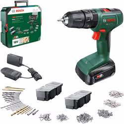Perceuse à percussion sans fil Bosch EasyImpact 18V-40; 18 V; 1x1,5 A accu. + Accessoires