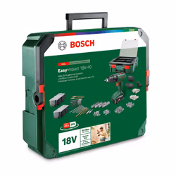 Perceuse à percussion sans fil Bosch EasyImpact 18V-40; 18 V; 1x1,5 A accu. + Accessoires - Vue supplémentaire 7
