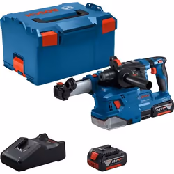 Marteau perforateur Bosch GBH 18V-22; 18 V; 1,9 J; SDS-plus; 2x4,0 Ah batterie. + système d'aspiration des poussières