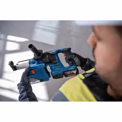 Marteau perforateur Bosch GBH 18V-22; 18 V; 1,9 J; SDS-plus; 2x4,0 Ah batterie. + système d'aspiration des poussières