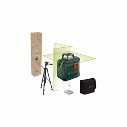 Bosch Advanced Level 360 Set, 24 m, 0,4 mm/m, 4°, 4 s, horizontale/verticale, Rouge