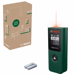 Le télémètre laser EasyDistance 20 permet de mesurer aisément les dimensions d’une pièce pour le placement des meubles ou l’a ...
