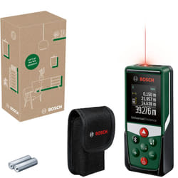 Bosch - Télémètre laser UniversalDistance 40C (mesure précise des distances jusqu'à 30 m, connectivité Bluetooth, fonctions de mesure, dans un