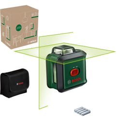 Bosch - Laser lignes croisées UniversalLevel 360 (lignes laser verticales + horizontales dont 360° pour un alignement dans toute la pièce, dans un