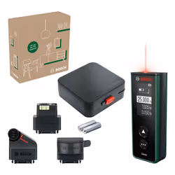 Bosch 06036729Z1, Mètre laser portable, m, Noir, Vert, 25 m, 0,15 m, 2 mm
