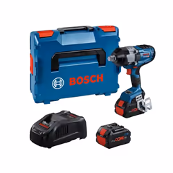 Clé à chocs Bosch GDS 18V-1600 HC Professional; 18 V; 2x8,0 Ah accu. + L-Boxx 136