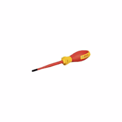 Bosch Professional tournevis VDE plat/PH1x100 (certifié jusqu'à 1 000 V, isolé avec un élastomère thermoplastique (TPE))