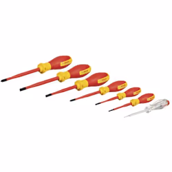 Informations techniques Type de produit: E-tournevis SET de tournevis VDE Combo SL/PH, 7 pièces SET de tournevis VDE Combo SL ...