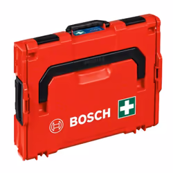 Description générale Le kit de premiers secours Bosch Professional, conforme à la norme DIN 13157, est essentiel pour assurer ...