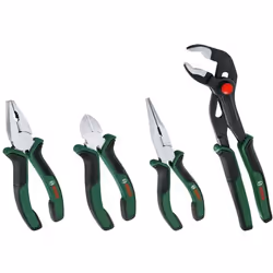 Bosch - Set de 4 pinces (coupante diagonale précise et durable universelle à bec long et multiprises)