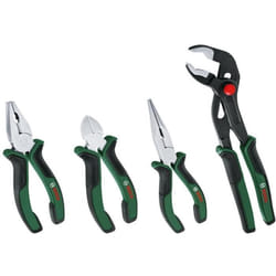 Bosch - Set de 4 pinces (coupante diagonale précise et durable universelle à bec long et multiprises)