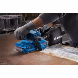 Bosch GBS 750 Professional Ponceuse à bande Noir, Bleu 850 W - Vue supplémentaire 5