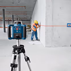 Niveau laser rotatif Bosch GRL 300 HV Professional + LR 45; avec étui