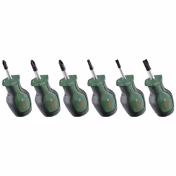 Outils à main SET de tournevis, 6 pièces Outils à main SET de tournevis, 6 pièces Tournevis court compact et ergonomique pour ...