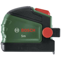 Bosch - mètre ruban 5 m, clip pr crayon (auto lock , revêtu de nylon , 22 mm large , dépl. 2 m , échelle métrique , haute précis,