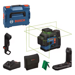 Niveau laser de ligne transversale Bosch GLL 12V-100-33 CG Professional; avec étui