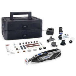 Dremel 8250 Outil Rotatif Multifonction Sans-fil 12V 65 acc 5 adaptations 1 batterie 2Ah de 5.000 à 30.000 tr/min