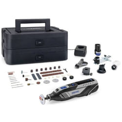 Dremel 8250 Outil Rotatif Multifonction Sans-fil 12V, 65 acc, 5 adaptations, 1 batterie 2Ah, de 5.000 à 30.000 tr/min pour Dévouper, Poncer, Percer, N