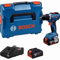 Perceuse-visseuse sans fil Bosch GSR 18V-65 Professional; 18 V; 2x5,0 Ah accu. + L-Boxx 136