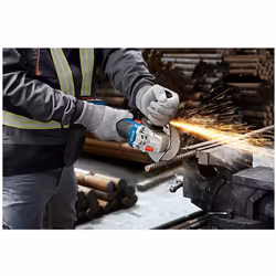 Meuleuse d'angle sans fil Bosch GWS 18V-8 Professional; 125 mm; 18 V (sans batterie ni chargeur) + L-BOXX 136