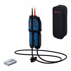 s Testeur de tension BOSCH GVT 1000-15 Contrôle de tension précis et fiable jusqu’à 1000 V AC/DC avec retour LED, sonore et p ...