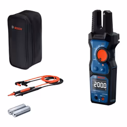 s Multimètre à fourche BOSCH GFM 1000-15 Mesure rapide et précise du courant AC jusqu’à 200 A sans interruption de circuit gr ...