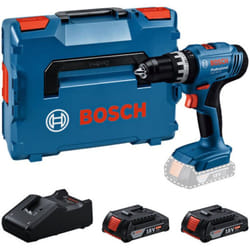 Bosch Perceuse-visseuse à percussion sans fil GSB 18V-25, 2 x batterie GBA 18V 2.0Ah dans L-BOXX