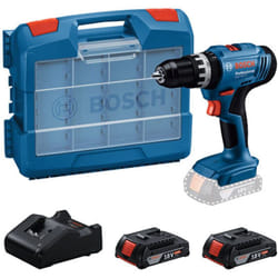 Perceuse-visseuse à percussion sans fil GSB 18V-25 Bosch, 2x 2.0 Ah et chargeur en L-Case