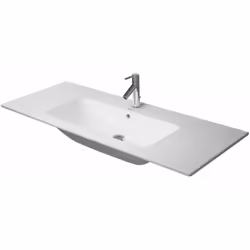 Meuble-lavabo avec trop-plein dimensions : 1230 × 490 mm matériau : céramique sanitaire avec 1 trou pour le robinet de lavabo ...