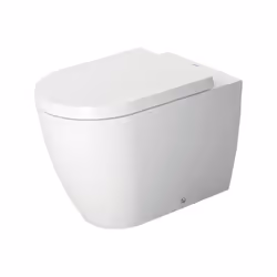 Duravit ME by Starck 1 x WC sur pied back to wall chasse d'eau profonde 4,5 litres 370x600 mm fixation incluse Sortie horizon ...