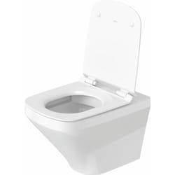 Pack wc suspendu Duravit DuraStyle - cuvette Rimless fixation invisible + abattant frein de chute