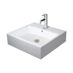 Duravit - Vero Air Lavabo 50x47cm, avec trop-plein, avec table de