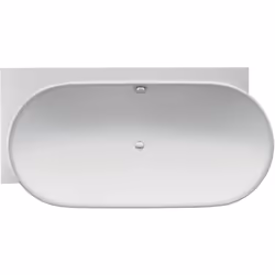 Duravit Luv 1 x Baignoires angle gauche avec habillage acrylique sans soudure et bâti-support avec double dos inclinés gauche ...