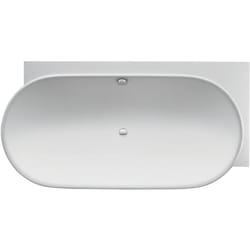 Duravit - Baignoires Luv, angle à droite, 2 pentes de dos,