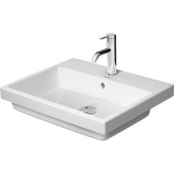 Duravit - Vero Air lavabo à encastrer 55x45,5cm, avec trop-plein,