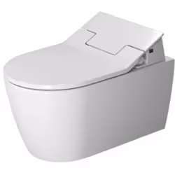 Ensemble de cuvette de toilette suspendue avec siège de bidet électronique SensoWash Slim WC suspendu à fond creux (252959000 ...