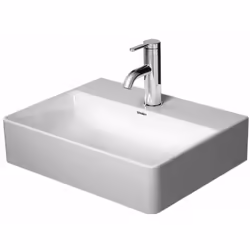 Lave-mains suspendu sans trop-plein dimensions : 450 x 350 x 140 mm matériau : DuraCeram® côté inférieur émaillé avec 1 trou  ...