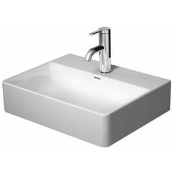 Duravit DuraSquare - Lave-mains 45x35 cm, avec un trou pour robinet, DuraCeram, blanc alpin 0732450041