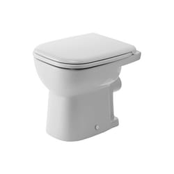 D-Code wc sur pied Compact, chasse d'eau plate, - Duravit
