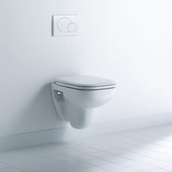 Duravit - wc suspendu D-Code Compact, chasse d'eau basse,