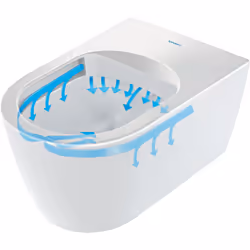 Description générale Le pack WC suspendu Compact Rimless ME by Starck de Duravit allie design moderne et fonctionnalité. Conç ...