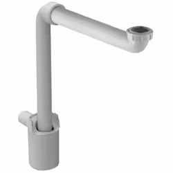 siphon encombrement réduit couleur : blanc alpin raccordement : G 1 1/4" diamètre de la sortie : 32 mm conseillé avec un meub ...