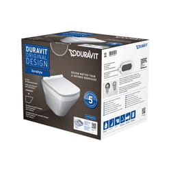 Toilettes murales Duravit DuraStyle Compact Ensemble sans rebord