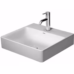 Lavabo à suspendre sans trop-plein dimensions : 500 x 470 x 145 mm matériau : DuraCeram® côté inférieur vitrifié avec 1 trou  ...