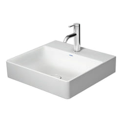 DuraSquare lavabo pour meuble, 50x47cm, sans trou pour - Duravit