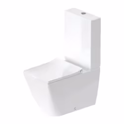Duravit Stand-WC Combinaison sans rebord lavages 350x650 mm pour la citerne attachée, Réservoir de chasse non compris dans la ...