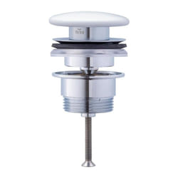 Duravit - bonde refermable push-open, 1 1/4, blanc