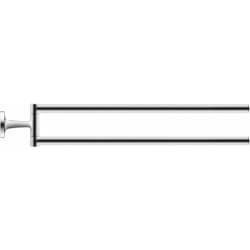 Duravit - Starck t - Porte-serviettes double, rotatif, longueur 47 cm, chrome 0099411000